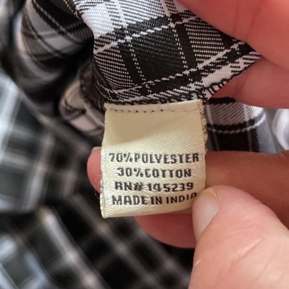 Sim & Sam Plaid Wrap Style Skirt - Picture 5 of 6